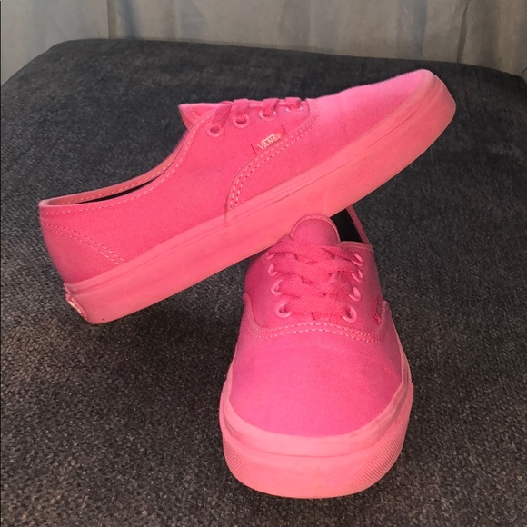 authentic vans pink